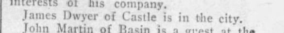 Clipping from The Butte Daily Post